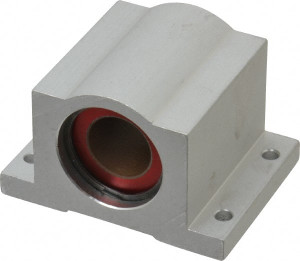Pacific Bearing 3/4" ID, 2-3/4" OAW x 2.063" OAL x 2.188" OAH Pillow Block 1,905 Lb Static Cap, 2-3/8" Btw Mnt Hole Ctrs, 0.937" Base-to-Ctr Ht, Aluminum P12C - 84542919