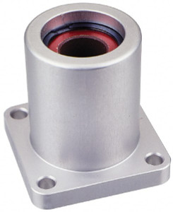 Pacific Bearing 1" ID, 2.812" OAL x 2-3/4" OAH 4-Bolt Flange Mounted Bearing 1,905 Lb Static Cap, 2-1/8" Btw Mnt Hole Ctrs, Aluminum SFP16C - 84542950