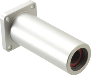 Pacific Bearing 1/2" ID, 3-3/8" OAL x 1.63" OAH 4-Bolt Flange Mounted Bearing 1,950 Lb Static Cap, 1-1/4" Btw Mnt Hole Ctrs, Aluminum DFP08C - 84542711