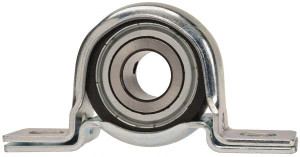 Value Collection 3/4" ID, 4-1/4" OAL x 2-7/32" OAH Pillow Block 1,650 Lb Static Cap, 2,830 Lb Dyn Cap, 3.3906" Btw Mnt Hole Ctrs, 1-1/8" Base-to-Ctr Ht, Stamped Steel Rubber Mount RPB12S - 35432160