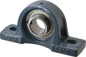 Value Collection 6-3/16" OALBall Bearing Pillow Block Cast Iron SBP206-19G - 88039441