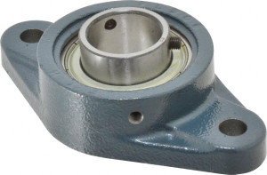 Value Collection 5-9/16" OALBall Bearing Pillow Block Cast Iron SBFL206-20G - 88041660