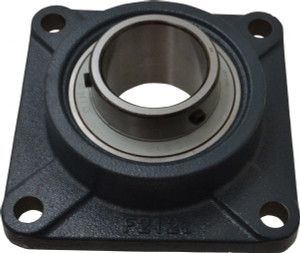 Value Collection 2-7/16" ID, 6-7/8" OAW x 6-7/8" OAL x 6-7/8" OAH 4-Bolt High Temperature Flange Bearing 7,970 Lb Static Cap, 11,550 Lb Dyn Cap, 5-5/8" Btw Mnt Hole Ctrs, 1-9/64" Base-to-Ctr Ht, Cast Iron UCF212-39HT - 05600457