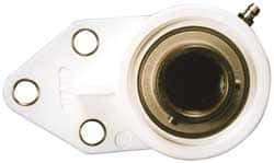 Value Collection 3/4" ID, 1-1/4" OAL x 4-11/32" OAH 3 Bolt Flange Mounted Bearing 1,495 Lb Static Cap, 2,877 Lb Dyn Cap, 1-1/2" Btw Mnt Hole Ctrs, Stainless Steel UCFB20412S6PL - 05550470