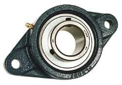 Value Collection 2" ID, 4-17/32" OAW x 7-3/4" OAL x 4-17/32" OAH 2-Bolt High Temperature Flange Bearing 5,120 Lb Static Cap, 7,700 Lb Dyn Cap, 6.188" Btw Mnt Hole Ctrs, 55/64" Base-to-Ctr Ht, Cast Iron UCFL210-32HT - 05550918