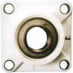 Value Collection 1-3/8" ID, 1-3/4" OAL x 4-19/32" OAH 4-Bolt Flange Mounted Bearing 3,462 Lb Static Cap, 5,777 Lb Dyn Cap, 3-5/8" Btw Mnt Hole Ctrs, SS Thermoplastic UCFPL207-22SS - 05600309