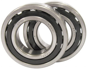 Nachi 75mm Bore Diam, 130mm OD, Open Angular Contact Radial Ball Bearing 25mm Wide, 1 Row, Round Bore, 141,000 Nm Static Capacity, 135,000 Nm Dynamic Capacity 7215 CYDU P4 - 35435353