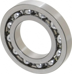 SKF 30mm Bore Diam, 55mm OD, Open Deep Groove Radial Ball Bearing 9mm Wide, 1 Row, Round Bore, 1,650 Lb Static Capacity, 2,520 Lb Dynamic Capacity 16006 - 88006986