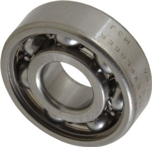 SKF 12mm Bore Diam, 32mm OD, Open Deep Groove Radial Ball Bearing 10mm Wide, 1 Row, Round Bore, 3,100 Nm Static Capacity, 7,280 Nm Dynamic Capacity 6201 JEM - 45667318