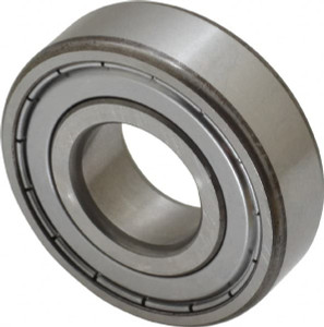 SKF 20mm Bore Diam, 47mm OD, Double Shield Deep Groove Radial Ball Bearing 14mm Wide, 1 Row, Round Bore, 6,550 Nm Static Capacity, 13,500 Nm Dynamic Capacity 6204 2ZJEM - 45667425