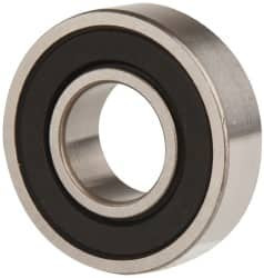 SKF 1/2" Bore Diam, 1-1/8" OD, Double Seal Deep Groove Radial Ball Bearing 5/16" Wide, 1 Row, Round Bore, 540 Lb Static Capacity, 1,140 Lb Dynamic Capacity R8ZZ - 07173917