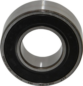 SKF 40mm Bore Diam, 80mm OD, Double Seal Angular Contact Radial Ball Bearing 30.2mm Wide, 2 Rows, Round Bore, 34,000 Lb Static Capacity, 44,900 Lb Dynamic Capacity 3208 A-2RS1 - 45672417