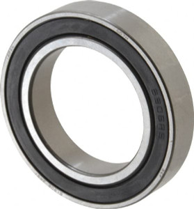 SKF 30mm Bore Diam, 47mm OD, Double Seal Thin Section Radial Ball Bearing 9mm Wide, 1 Row, Round Bore, 1,020 Lb Static Capacity, 1,640 Lb Dynamic Capacity 61906-2RS1 - 75829788