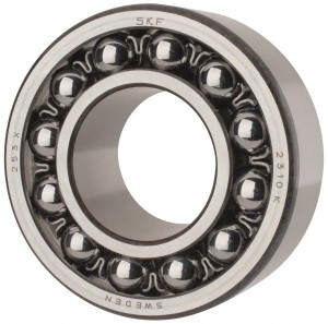 SKF 50mm Bore Diam, 110mm OD, Open Self Aligning Radial Ball Bearing 40mm Wide, 2 Rows, Round Bore, 4,500 Lb Static Capacity, 14,300 Lb Dynamic Capacity 2310 K - 81408676