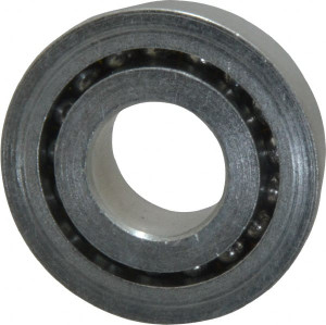 Value Collection 5/8" Bore Diam, 1-3/8" OD, Open Unground Full Complement Radial Ball Bearing With Flange, 1 Row, Round Bore, 769 Lb Dynamic Capacity 32421-01 - 01377324