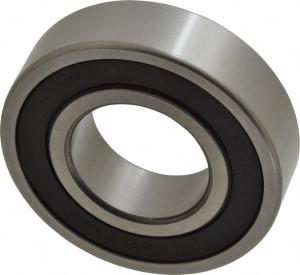 Value Collection 1-1/4" Bore Diam, 2-9/16" OD, Double Seal Semi Ground Extra Light Radial Ball Bearing 11/16" Wide, 1 Row, Round Bore, 2,616 Lb Static Capacity, 4,386 Lb Dynamic Capacity 1657 2RS PRX - 00055376