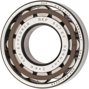 SKF 35mm Bore Diam, 80mm Outside Diam, 21mm Wide Cylindrical Roller Bearing 64,400 N Dynamic Capacity, 63,000 Lbs. Static Capacity N 307 ECP - 43341098