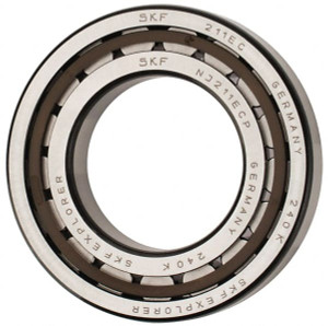 SKF 55mm Bore Diam, 100mm Outside Diam, 21mm Wide Cylindrical Roller Bearing 84,200 N Dynamic Capacity, 95,000 Lbs. Static Capacity NJ 211 ECP - 43341908