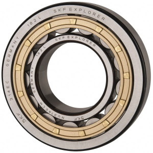 SKF 70mm Bore Diam, 150mm Outside Diam, 35mm Wide Cylindrical Roller Bearing 205,000 N Dynamic Capacity, 228,000 Lbs. Static Capacity NU 314 ECM - 43342732
