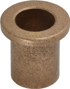 Boston Gear 1/2" Inside x 5/8" Outside Diam, Oil Impregnated Bronze Sleeve Bearing 7/8" Flange Outside Diam, 1/8" Flange Thickness, 7/8" OAL 69201 - 06454730