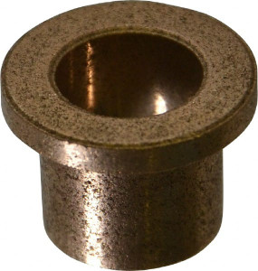 Boston Gear 1/2" Inside x 5/8" Outside Diam, Oil Impregnated Bronze Sleeve Bearing 7/8" Flange Outside Diam, 1/8" Flange Thickness, 5/8" OAL 35580 - 06454714