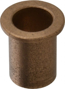 Boston Gear 5/8" Inside x 3/4" Outside Diam, Oil Impregnated Bronze SAE-841 Flanged Sleeve Bearing 1" Flange Outside Diam, 1/8" Flange Thickness, 1-1/8" OAL G00316 - 35401975