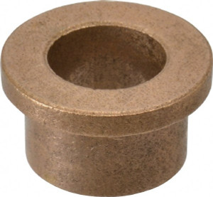 Boston Gear 5/8" Inside x 7/8" Outside Diam, Oil Impregnated Bronze Sleeve Bearing 1-1/8" Flange Outside Diam, 5/32" Flange Thickness, 5/8" OAL 69207 - 06455000