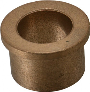 Boston Gear 1" Inside x 1-3/8" Outside Diam, Oil Impregnated Bronze Sleeve Bearing 1-5/8" Flange Outside Diam, 3/16" Flange Thickness, 1" OAL 35682 - 06455281