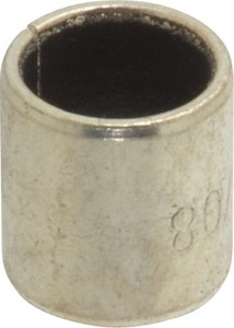 Bunting Bearings 3/8" Inside x 15/32" Outside Diam, Steel Sleeve Bearing 1/2" OAL 06BU08 - 00458513