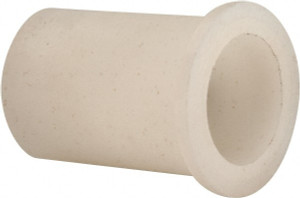 Bunting Bearings 1/2" Inside x 5/8" Outside Diam, Nylon Sleeve Bearing 3/4" Flange Outside Diam, 1/16" Flange Thickness, 1" OAL NF081016 - 35403674