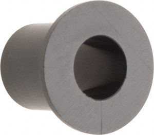 Poly Hi Solidur 1/4" Inside x 3/8" Outside Diam, Nylon Sleeve Bearing 0.56" Outside Diam, 0.047" Flange Thickness, 1/2" OAL BIGF040608 - 00266460