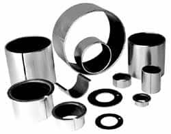 TriStar Plastics 2" Inside x 2-7/16" Outside Diam, Steel/PTFE Sleeve Bearing 2-1/2" OAL TSI32PT40Z - 75369165