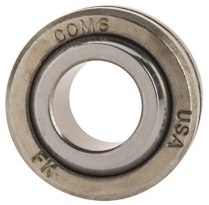 Made in USA 3/8" Bore Diam, 8,400 Lb Dynamic Capacity, 13/32" Wide, Ball-Joint Spherical Plain Bearing 13/16" OD COM6 - 35432434