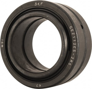 SKF 1-3/4" Bore Diam, 38,250 Lb Dynamic Capacity, Spherical Plain Bearing 2-13/16" OD, 1-17/32" Thick, 114,750 Lb Static Load Capacity GEZ 112 ES-2RS - 86038973