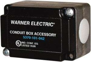 Warner Electric Clutch Conduit Box For Use with EM or UM Clutch or Brake 5370-101-042 - 30799738