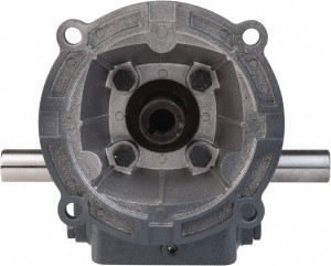 Boston Gear 2.62 Centerline Distance, 10:1, 175 RPM Output, 3.94 Input Horsepower, 1,345 Lbs. Max Torque, Speed Reducer Part No. F726-10-B7-H, Double Shaft Left & Right, 7/8" Bore, 5.56" High, 140TC NEMA 52018 - 80900087