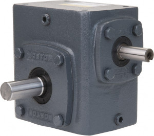 Boston Gear 3-3/4 Centerline Distance, 15:1, 117 RPM Output, 7.47 Input Horsepower, 3,543 Lbs. Max Torque, Speed Reducer Part No. 738-15-G, 1" Shaft Diam, Single Shaft Left, 1" Bore, 7.63" High 738-15-G - 62877329