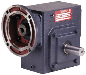 Morse 206Q56LR15 2.06 Centerline Distance, 15:1, 117 RPM Output, 3/4 Input Horsepower, 356 Lbs. Max Torque, Speed Reducer 1" Shaft Diam, Double Shaft Left & Right, 5/8" Bore, 5-1/2" Long x 3-3/4" Wide x 6.38" High, 56C NEMA 206Q56LR15 - 08433963