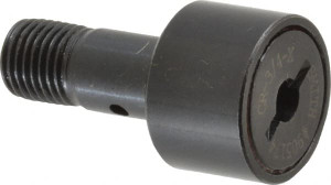 Accurate Bushing Co. 3/4" Roller Diam x 1/2" Width, 3/8" Stud Diam x 7/8" Length, Stud Cam Follower Steel, 3/8" Thread Length, 3/8-24 Thread, 1-3/8" OAL, 2,140 Lb Dynamic Cap, 2,260 Lb Static Cap CR-3/4-X - 36670560