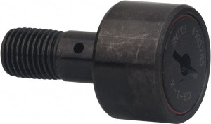 Accurate Bushing Co. 1/2" Roller Diam x 0.344" Width, 0.19" Stud Diam x 1/2" Length, Sealed Stud Cam Follower Carbon Steel, 1/4" Thread Length, 10-32 Thread, 27/32" OAL, 870 Lb Dynamic Cap, 720 Lb Static Cap CR-1/2-AX - 73953531