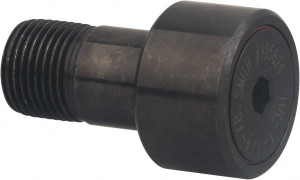 Accurate Bushing Co. 1-1/8" Roller Diam x 5/8" Width, 5/8" Stud Diam x 1" Length, Sealed Heavy Stud Cam Follower with Hex Carbon Steel, 1/2" Thread Length, 5/8-18 Thread, 1-5/8" OAL, 2,850 Lb Dynamic Cap HR-1-1/8-XB - 62886536