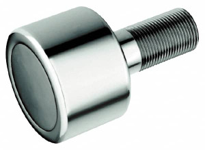 Accurate Bushing Co. 1-3/4" Roller Diam x 1-3/16" Width, 3/4" Stud Diam x 1-3/4" Length, Plain Load Roller Steel, 7/8" Thread Length, 3/4-16 Thread, 2,520 Lb Dynamic Cap, 1,370 Lb Static Cap PCR-1-3/4 - 56612047