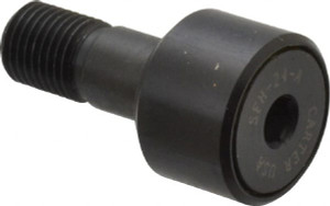 Made in USA 3/4" Roller Diam x 1/2" Width, 3/8" Stud Diam x 7/8" Length, Stud Cam Follower Steel, 3/8" Thread Length, 3/8-24 Thread, 1,328 Lb Dynamic Cap SFH-24-A - 56612195