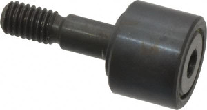 Made in USA 1/2" Roller Diam x 3/8" Width, 3/16" Stud Diam x 5/8" Length, Stud Cam Follower Steel, 1/4" Thread Length, 10-32 Thread, 544 Lb Dynamic Cap SFH-16-A - 56612187