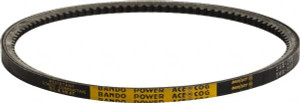 Bando USA Section 5VX, 5/8" Wide, 78" Outside Length, V-Belt Rubber Compound, Black, Narrow Cogged, No. 5VX780 5VX780 - 62735493