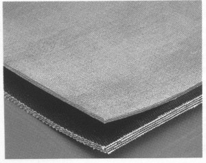 Value Collection 6" Wide, Friction Surface Conveyor Belt Nitrile, Brown, 3-Ply, No. 20032700-9 20032700-06 - 36681641