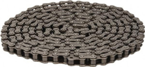 Browning J41 RIV 10FT CH 1/2" Pitch, ANSI 41, Single Strand Roller Chain Chain No. 41, 10 Ft. Long, 0.306" Roller Diam, 1/4" Roller Width J41 RIV 10FT CH - 58636689