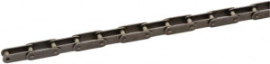 U.S. Tsubaki 1-1/4" Pitch, ANSI C2050, Double Pitch Roller Chain Chain No. C2050, 970 Lb. Capacity, 10 Ft. Long, 0.4" Roller Diam, 3/8" Roller Width C2050RB - 92463991