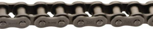 U.S. Tsubaki 3/8" Pitch, ISO 06B, British Standard Roller Chain Chain No. 06B, 2,310 Lb. Capacity, 10 Ft. Long, 1/4" Roller Diam, 0.225" Roller Width RF06BRB - 92464031