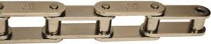 U.S. Tsubaki 1" Pitch, ANSI C2040, Spring Type Roller Chain Connecting Link Nickel Plated, For Use with Double Pitch Roller Chain C2040NPCL - 92463355